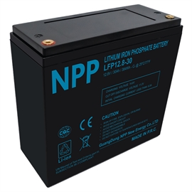 NPP Power Lithiumbatteri 12V/30Ah (Bluetooth)